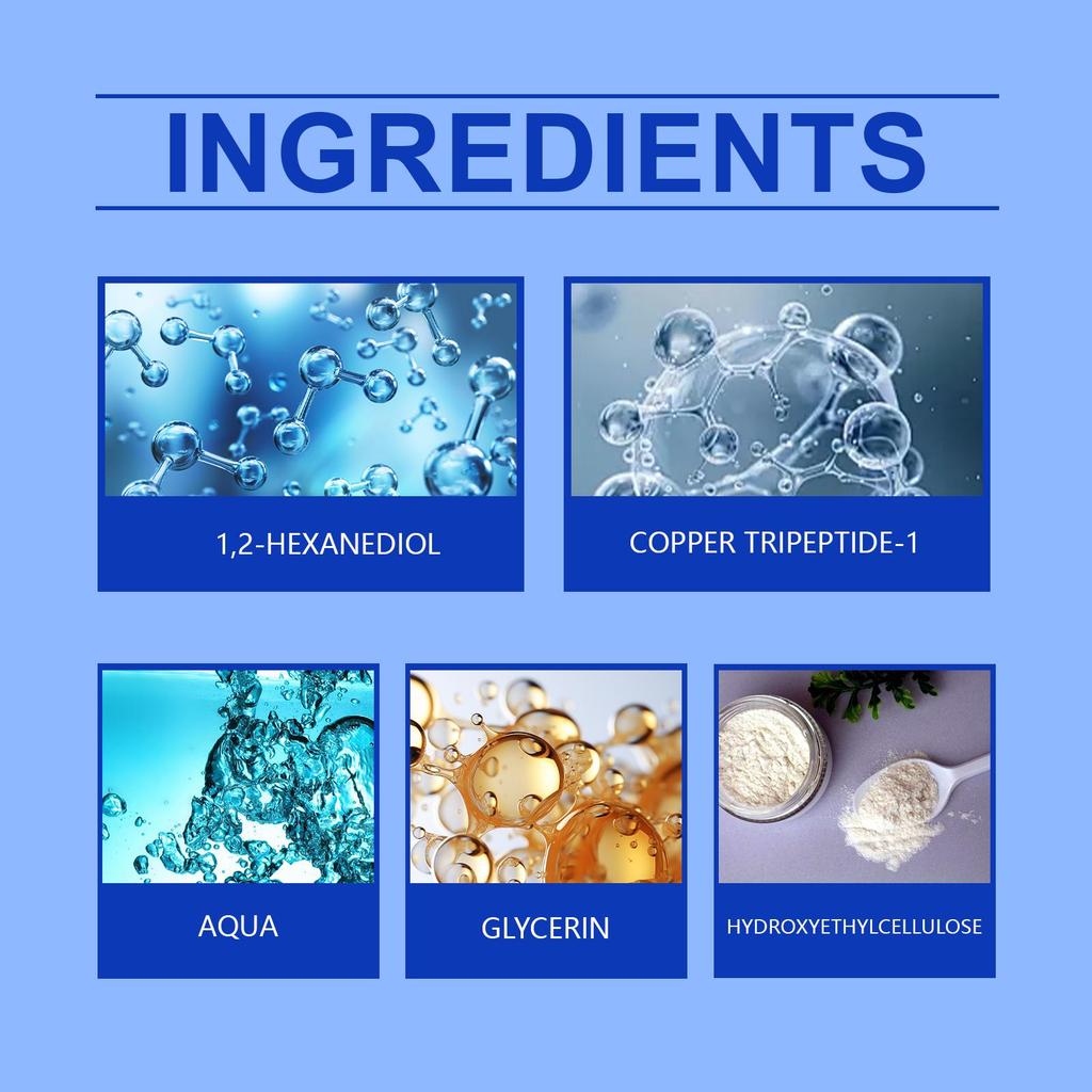 Hoegoa Copper Peptide Hair Serum Nutritive Nourishing Scalp Treatment Hair Root Repair Volume Strengthening Hair