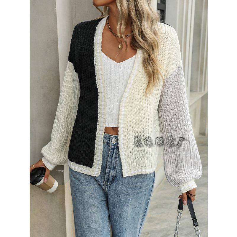Women S Loose Knit Cardigan Sweater Long Sleeve Casual Commute Style