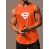 Summer new muscle fitness trend brand quick drying vest, running training, sports gym, breathable sleeveless men's T-shirt