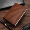 Men Pop-up Wallet RFID Blocking Card Holder Anti-Theft Slim Aluminum Alloy Wallet Pocket Wallet for Cash Credit Cards
