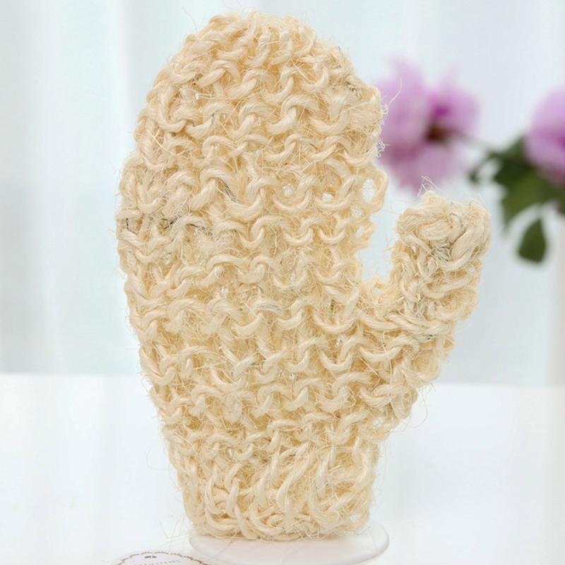 Friendly Bath Exfoliator Gloves Soft Sisal Fiber For Sensitives Skin Gentle Cleansings And Body Care