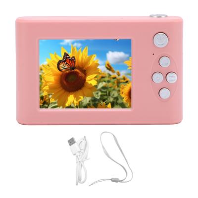 Digital Camera 8x Zoom 48MP 1080P 2.4 Inch IPS Screen Anti Shake Auto Focus Compact Digital Camera