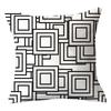 Simple New Square Geometric Plush Pillowcase Home Fabric Sofa Pillow Cushion Cover
