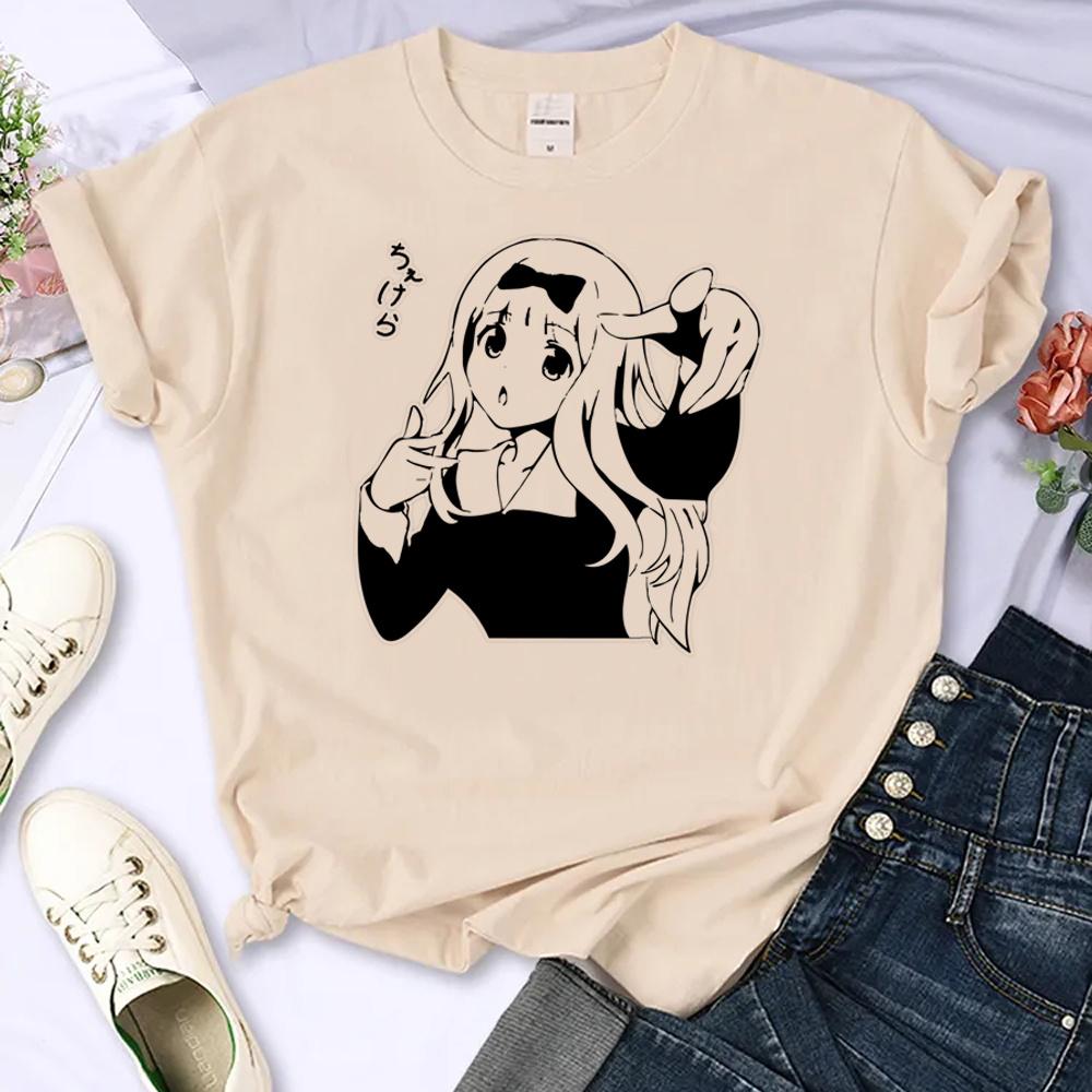 Kaguya Sama Love Is War T Shirt Women Summer Japanese Tshirt Female Japanese Clothes