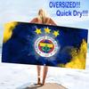 Fenerbahce Sk Print Beach Towel, Large Soft Quick Dry Towel for Beach Camping Swimming
