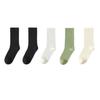 Soft and Boneless Postpartum Stockings, Odor-resistant Mid-calf Socks, Summer Lightweight Style, Spring-autumn White Pile-up Socks