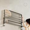 Gun Gray Towel Rack  Foldable Towel Rack  Non Perforated Bathroom, Bathroom Storage Rack  Wall Mounted Bathroom Pendant