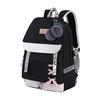 [Asge] Rucksack, Large Capacity, Backpack, Girls, Commuting To School, Backpack, Women's, Stylish, Ribbon, Cute Decoration, Outdoor, USB Cable
