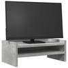 Monitor Stand Concrete Grey 42 X 24 X 16 Cm Particleboard