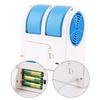 USB Mini Air Conditioner Portable Personal Cooling Fan Double Air Outlet Summer Desktop Air Cooler Fan