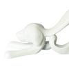 Abstract Ribbon Dog Statue White Ribbon Puppy Resin Figurine Sculpture Home Office Desktop Decoration Ornament