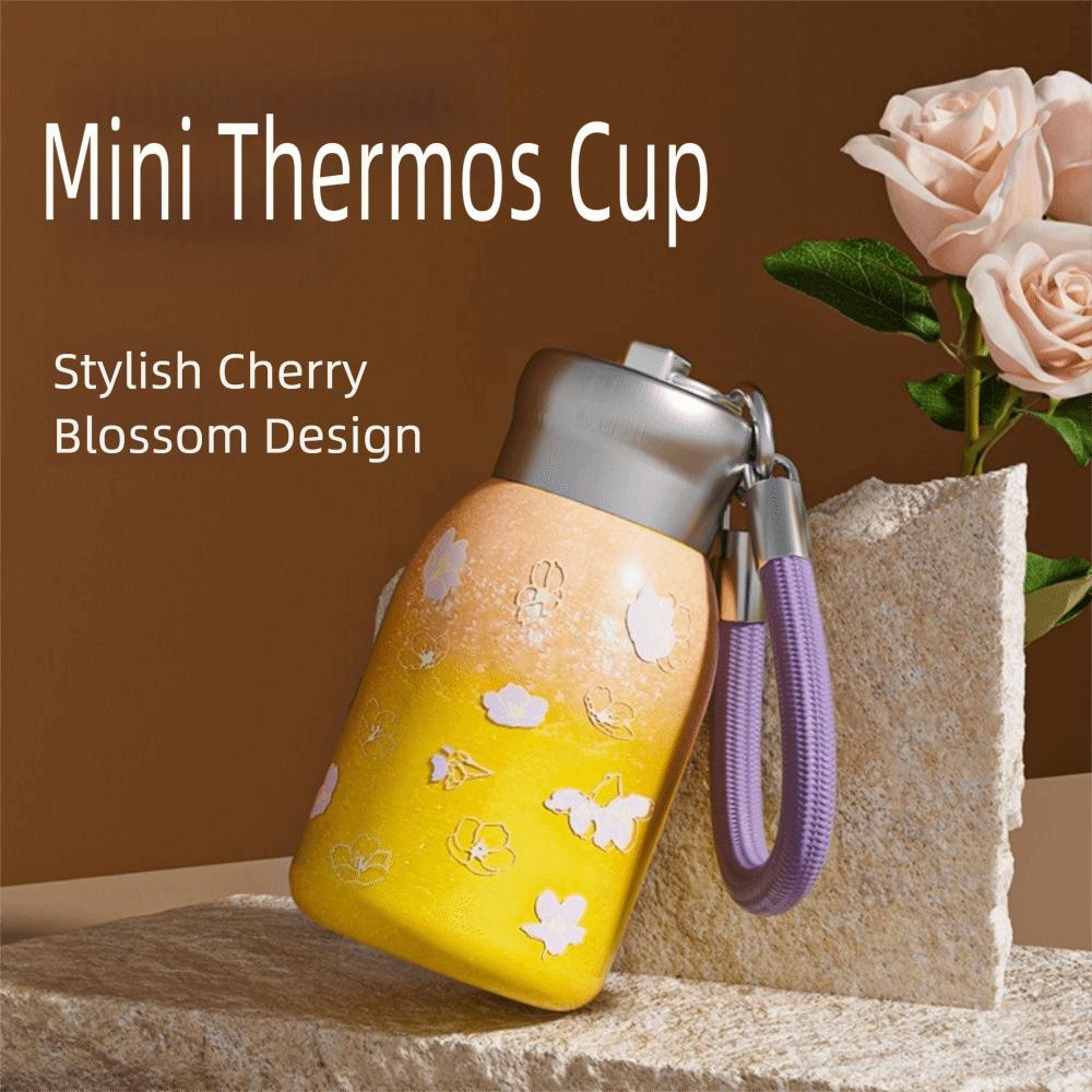 Leak Proof Insulated Cup 316 Stainless Steel Water Bottle Fashion Mini Thermal Cup  Sports