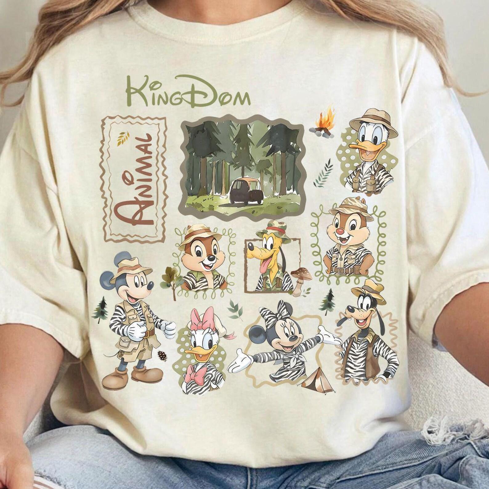 Comfort Colors® Retro Mickey And Friends Safari Mode Shirt, Let s Get Wild Animal Kingdom Tee, WDW Disney Family Matching Vacation 2026 Tee 4XL