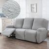 4/6/8Pcs/Set Stretch Jacquard Sofa Cover Splash-Proof Recliner Slipcover With Elastic Bottom And Side Pocket Furniture Protector