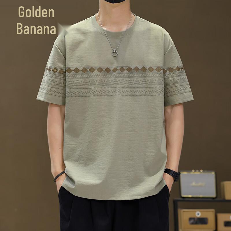 

Jinjv Men s Casual Round Neck Short Sleeve T-Shirt 3XL