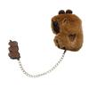 Chain Kapibara Pin Kapibara Capibara Badge Exquisite Star Capybara Brooch  Backpack Decor