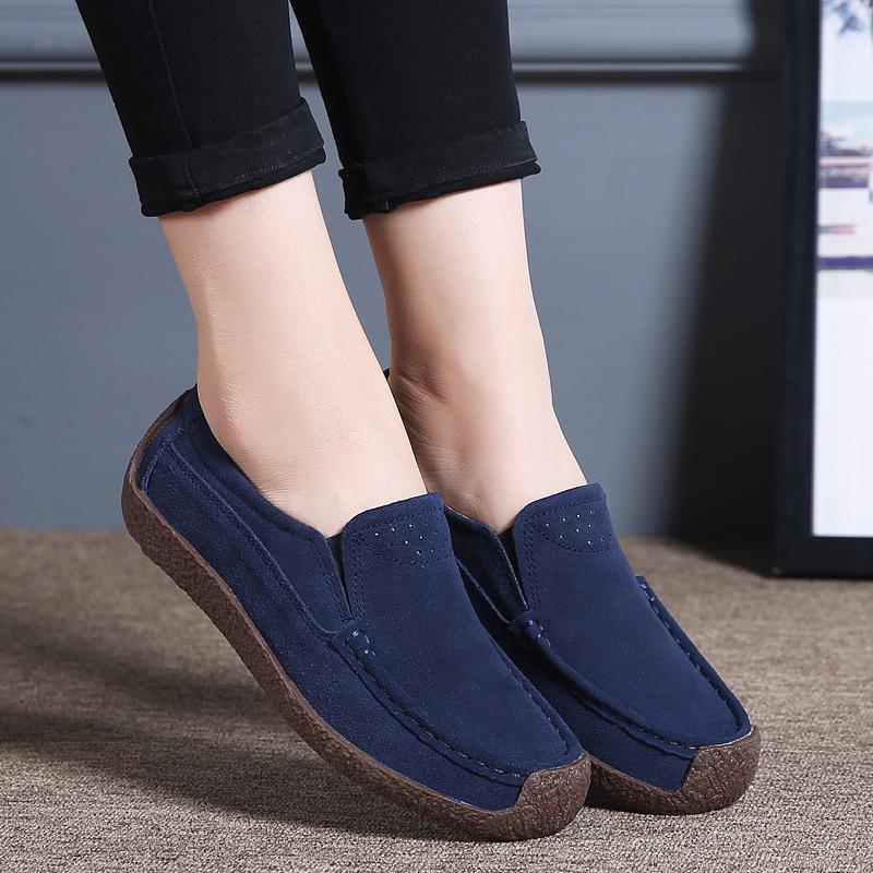 Spring Autumn Light Womens Flat Shoes New Comfort Plus Size White Womens Vulcanize Shoes Hollow Casual Women Loafers