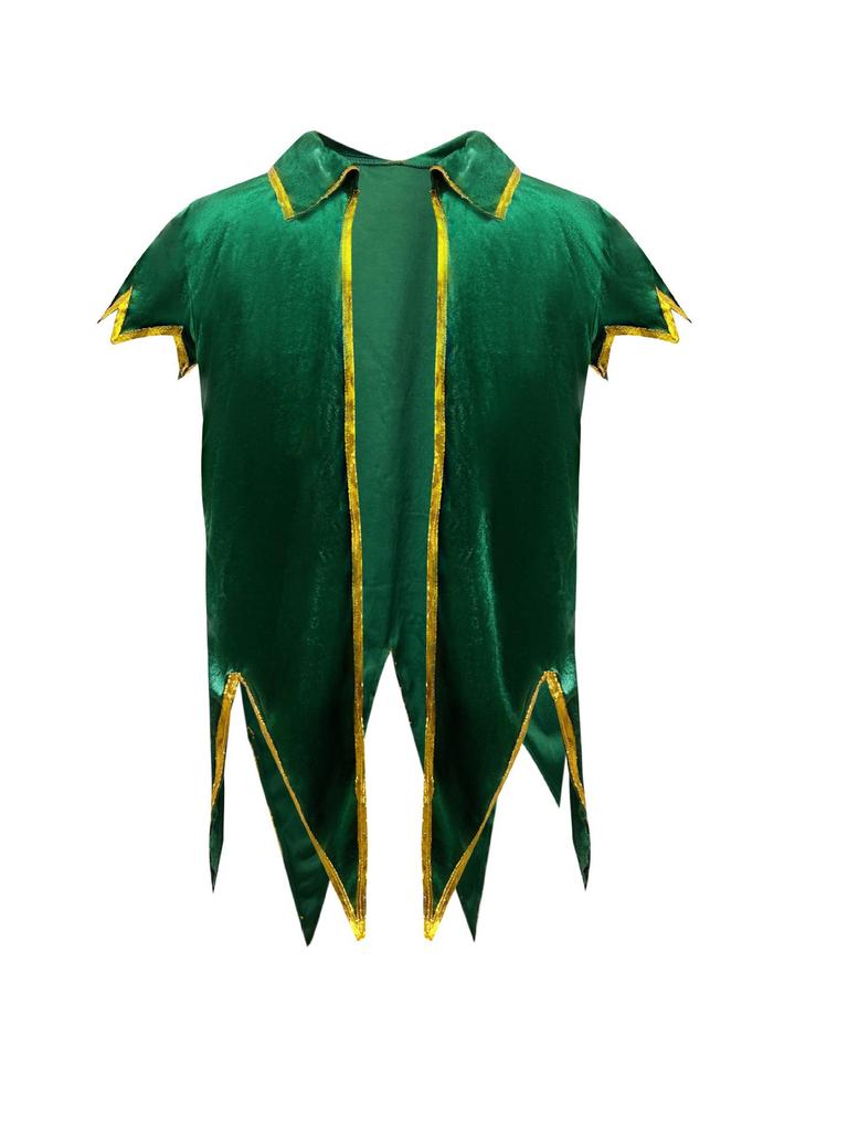 2025 Hot Selling Unisex Green Christmas Dress for Adults & Couples - Ideal for Stage Performances