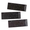 1Pc Arabic Keyboard Stickers Language Letter Universal Language Keyboard Cover For Laptop Pc Dust Protection Cover