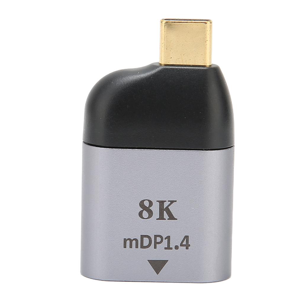 USB C to MiniDP Adapter 8K At 60Hz USB Type C to MiniDP Male to Female Converter Support for Windows for Android