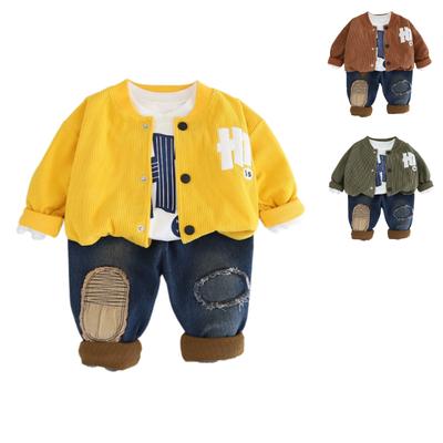Kinder Freizeit Langarm Set, Bequeme Alltagsoutfits