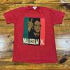 Vintage 90er Kacy World Colors Malcolm X T-Shirt L USA Selten Mit Allen Mitteln Notwendig Mode Grafik Atmungsaktiv Vintage
