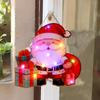Cartoon Luminous Door Hanging Pendant Elk Christmas Decorations Pendant  Kids Gift