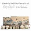 Handun Ru Kiln Landscape Ceramic Tea Set