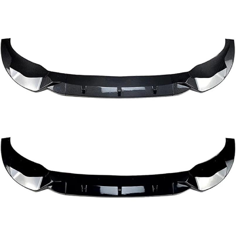 Compatible for BMW X3 G01 X4 G02 M40i M40d M-Pack M-Sport 2018-2021 Spoiler Diffuser Car Front Bumper Lip Splitter Black Body Kit Tuning(Bright