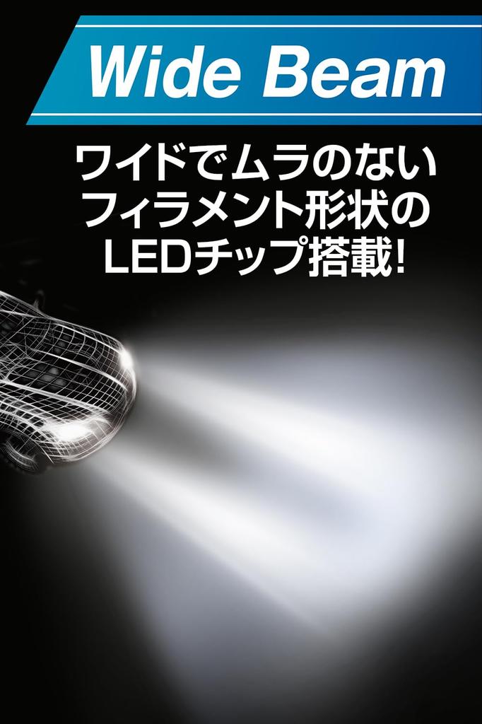 PIAA LEH265 LED 6000K Car Lamp Bulbs 12V 17W 3000lm Vehicle Inspection Pack of 2 Headlight/Fog (Controllerless Type), H7, Compliant,