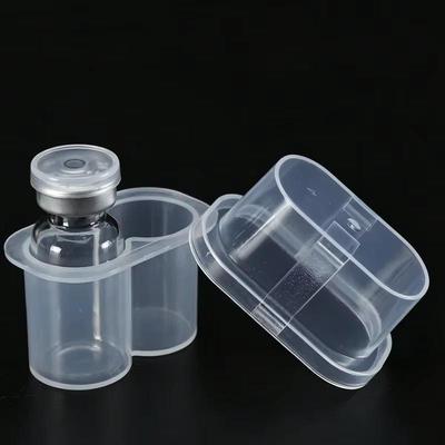 2-Slot Microtube Vial Peptide Freezer Storage Case For Fridge Organizer Portable 3/10ML Glass Vials Microtube Secure Holder Box