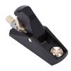 Low Angle Block Plane 33 Degree Hand Planer for Fine Woodworking Miniature Model Leather Making Black