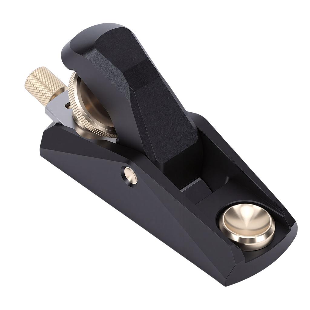 Low Angle Block Plane 33 Degree Hand Planer for Fine Woodworking Miniature Model Leather Making Black