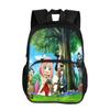 SPY×FAMILY Round Front Bag Backpack Versatile Fashion Trend Cartoon Boy and Girl School Birthday Best Gift
