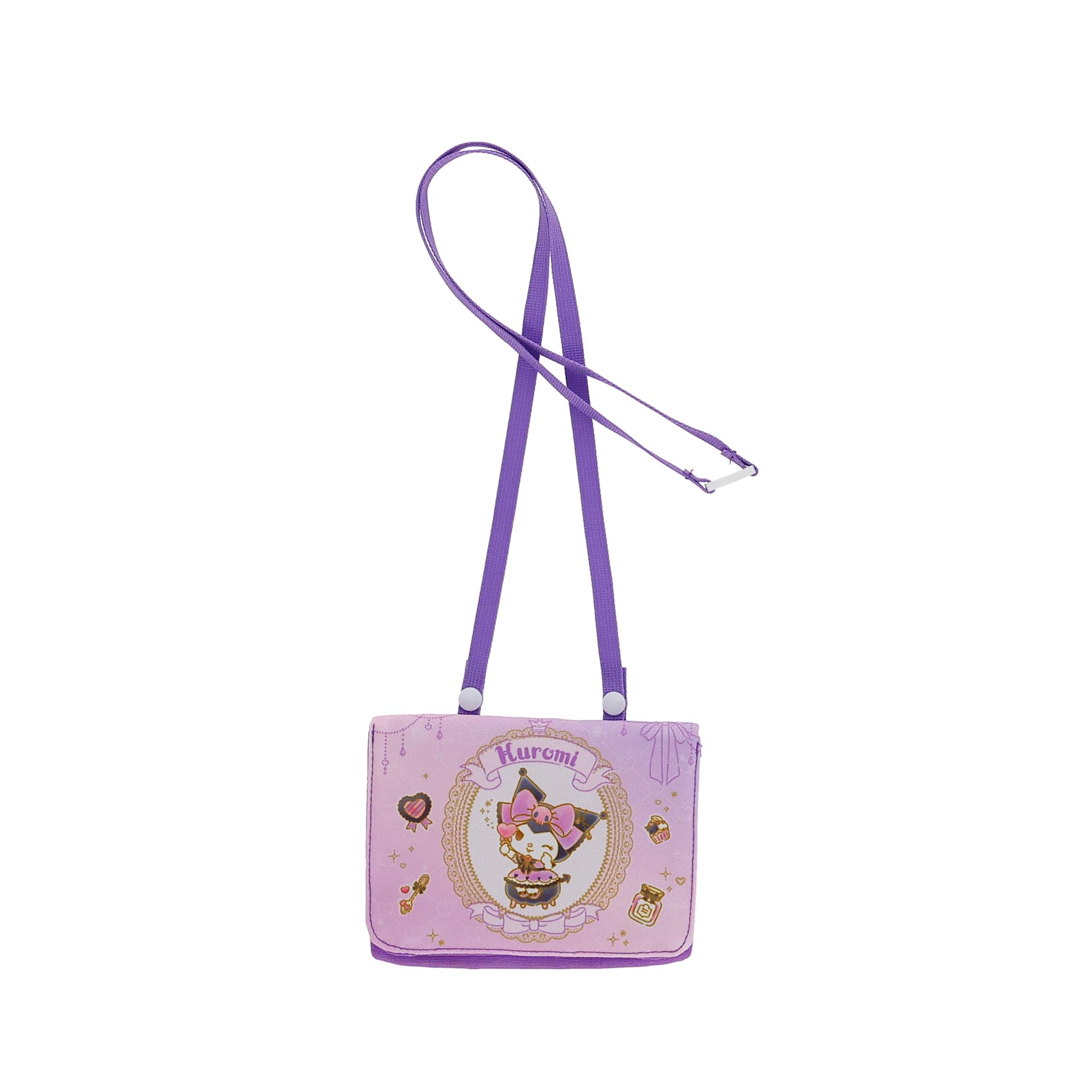 

Marushin Pocket Sanrio Sparkly Kuromi School Entry 3745004100 Pouch, Kuromi, Character, Kindergarten/Preschool/Elementary Supplies,