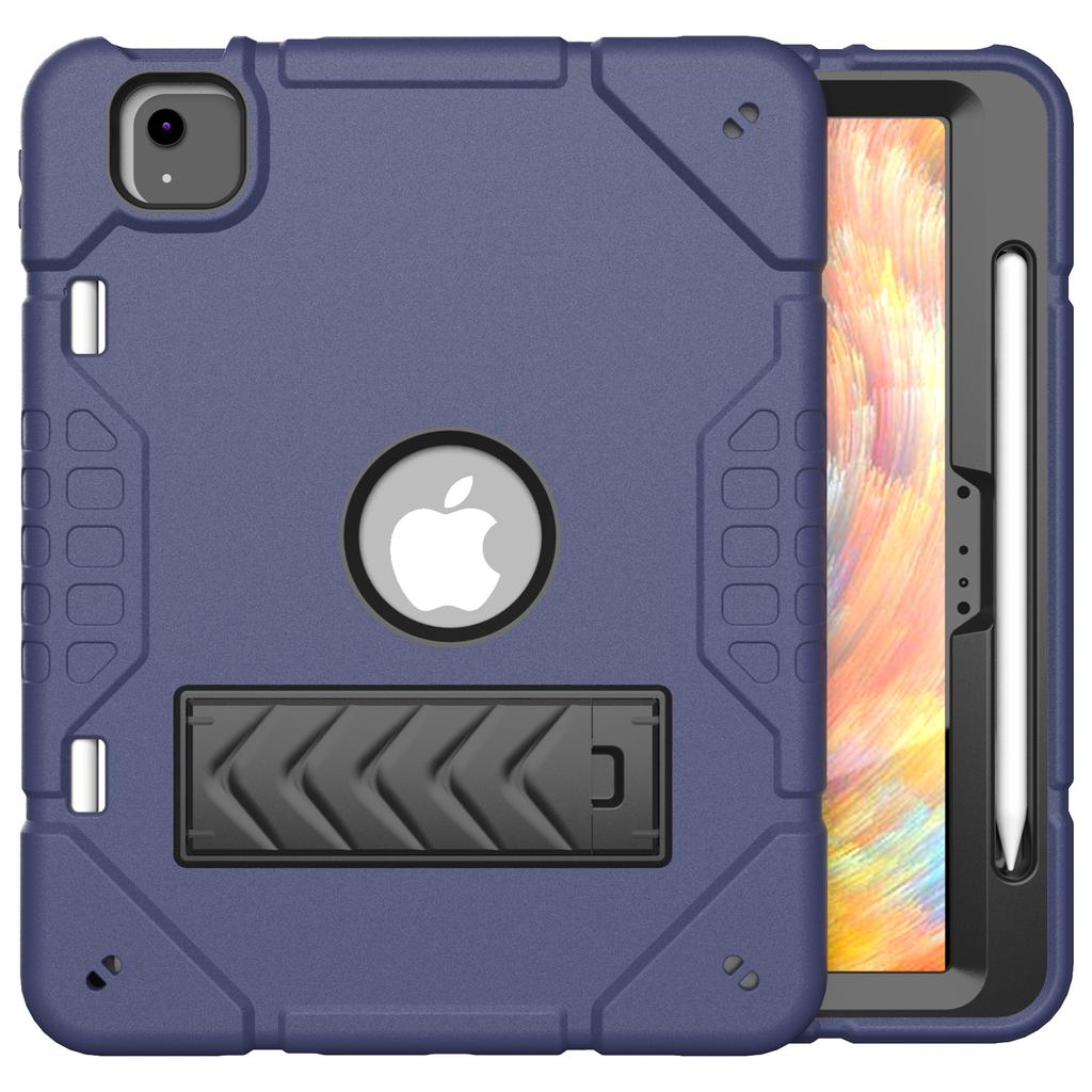 For iPad Air 11 (2025)/(2024) M2 Case Rugged Kickstand PC+TPU Tablet Cover with Pen Slot