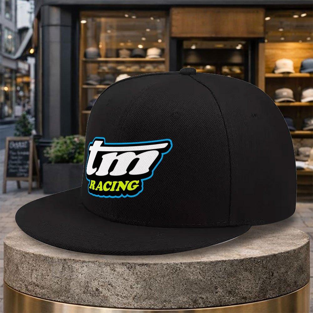PC TM Racing Tištěná Baseballová Čepice Unisex Plochý Štít HipHop Klobouk Street Móda Venkovní Sporty Baseballová Čepice Plochý Štít Klobouk Oblek