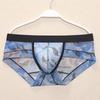Men's Summer Fashion New Sexy Print Mesh Triangle Briefs