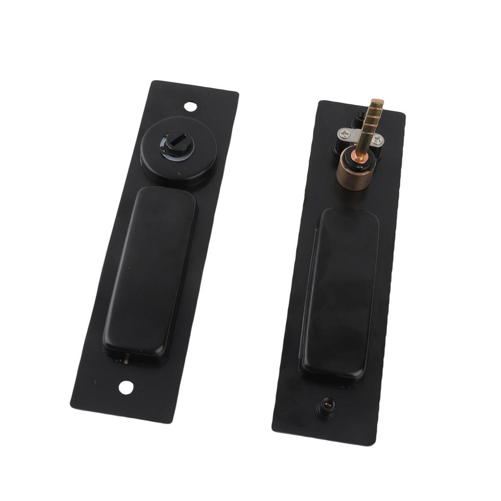 Sliding Door Mortise Lock with 2 Keys Zinc Alloy   Recessed Handle     for Wood Furniture Hardware