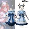 Impact Genshin Nilou Same Cosplay Anime Costume Dress Full Set Halloween Outfit