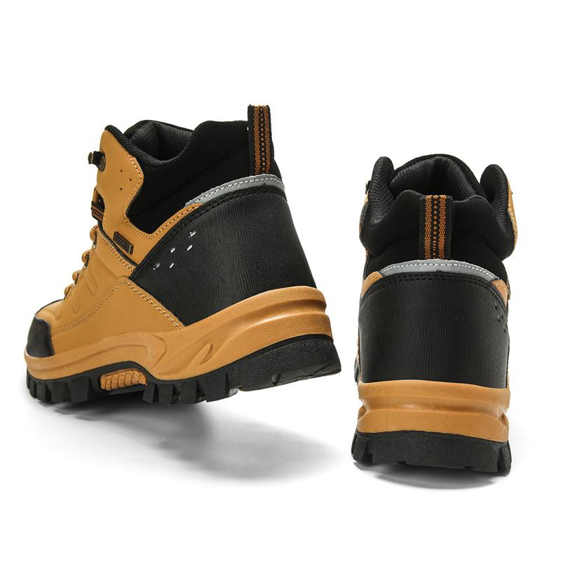 Fashion New Men's Large Size Outdoor Hiking Boots Fashion Thick Soled Outdoor Casual Men's Shoes Comfortable Warm Men's Boots