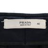 Prada Made In Italy Cropped Pants 40 Charcoal Black Uncle Women Used