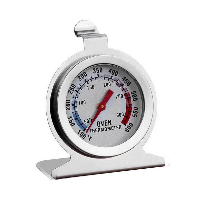 50-300°C Kitchen Thermometer for Oven Food Meat Temperature Sensor Stand Up Dial Stainless Steel Cooker Baking Supplies