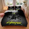3Pcs Cyberpunk Adventure Bedding Sets For All Sizes New 3D Printed Bed Cover Comforter Duvet Cover Pillowcase Bedroom Decoration