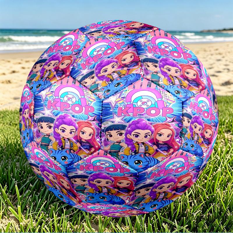 K Print Size 5 Soccer Ball, PU Wear Resistant Football for Match Training and Daily Practice, Birthday Gift for Soccer Fans