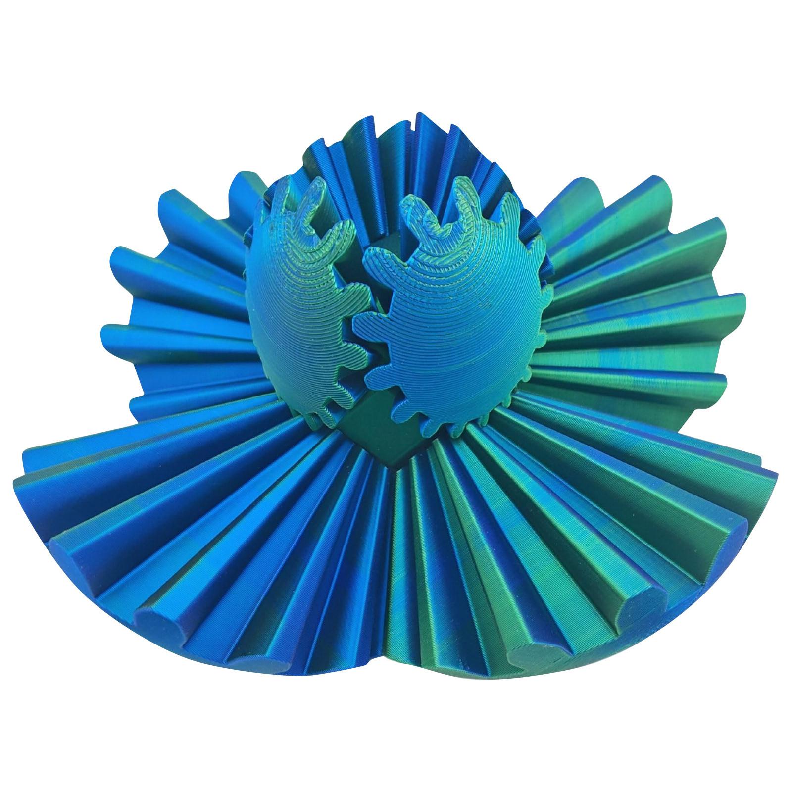 

3D-печатная игрушка-шестерня с мячом, вращающая мяч-шестерня, игрушка-непоседа, 3D-печатная игрушка для снятия стресса для работы или путешествий, мяч для занятий спортом для взрослых и детей в возрасте от 6 лет One Size