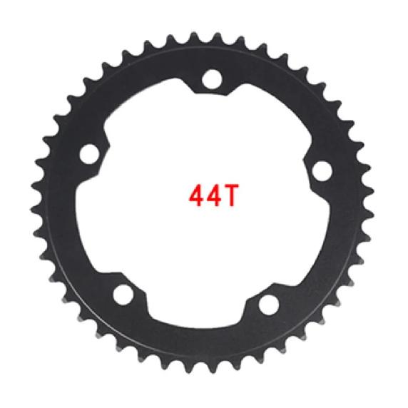 Single Speed Bike Chain Ring, Fixed Gear, Road Track, Folding Bicycle, 130 BCD Fixie, 39 T, 44 T, 46T, 48T, 53T, 44T BK