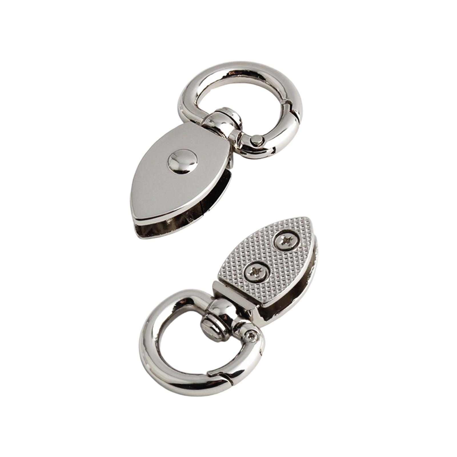 

2Pcs Antique Metal Spring Clasp Bag Strap Connector Heavy Duty Side Lock Buckle for DIY Bag Accessories 3