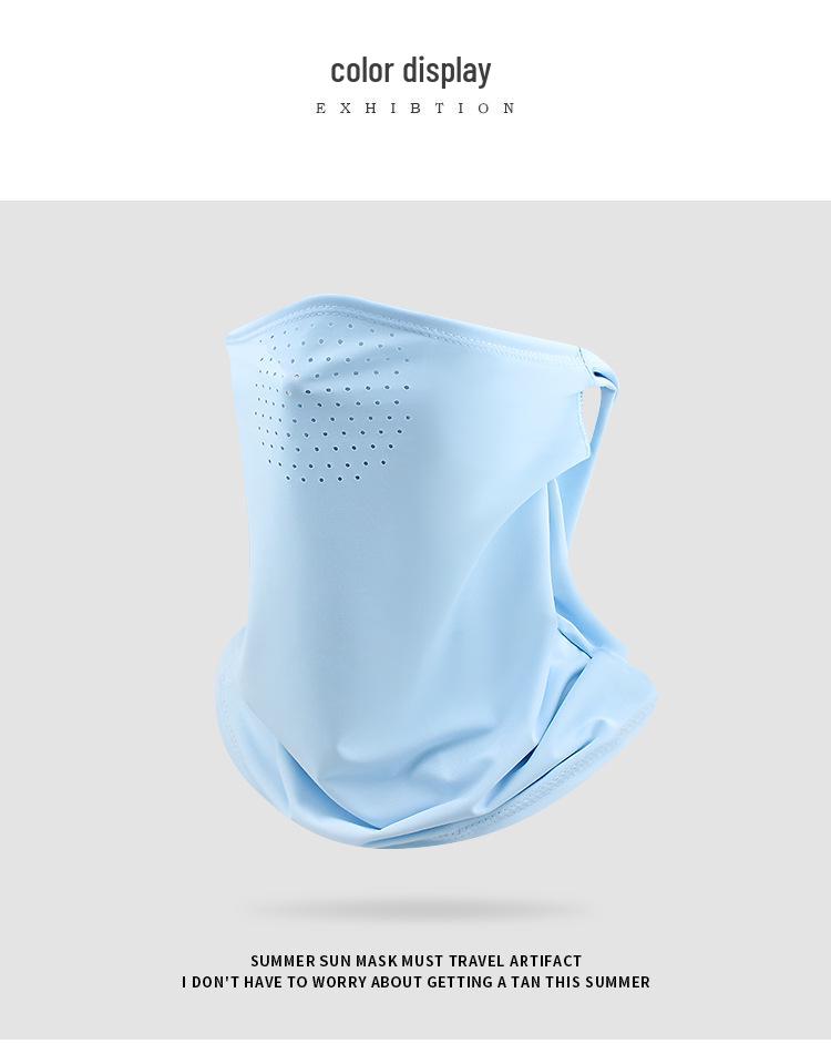 Unisex UV-Schutz Nackengamasche: Modische Sommer-Sonnenmaske zum Radfahren und für Outdoor-Aktivitäten