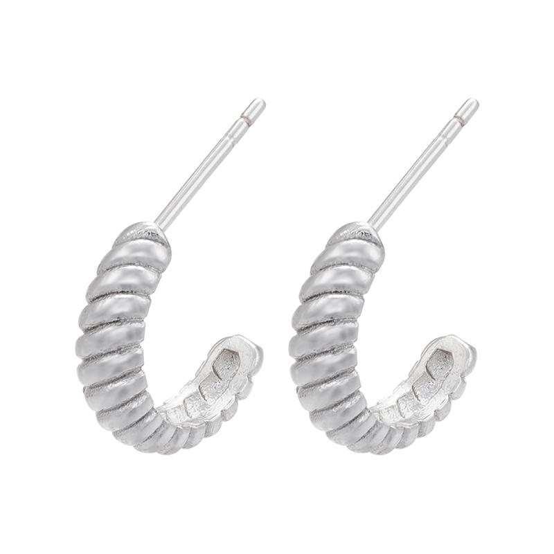 

1 Pair,18K Gold Plated Brass Zircon Crystal Small Hoop Earrings ,for Women Round Hoop Earrings Popular Zircon Wholesale